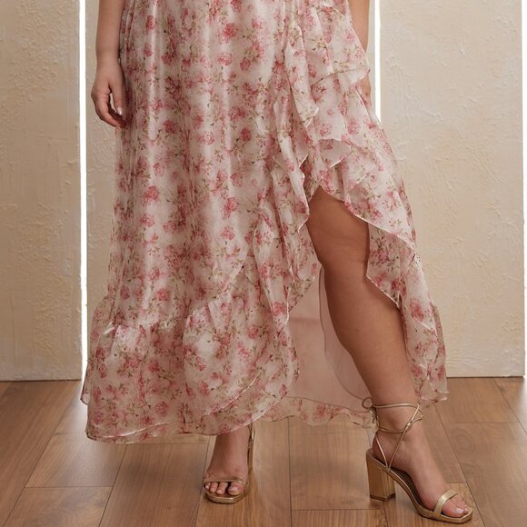 NEW Arula Penelope Organza Ruffle Dress - Picture 5 of 6